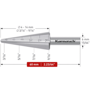 Sveder za luščenje KARNASCH HSS-XE – 2 rezili (3 – 14mm), CBN – navzkrižno brušen, z ravnim utorom Svedri za luščenje KARNASCH so namenjeni vrtanju tankih pločevin – do 4mm. Uporablja se jih predvsem za povrtavanje obstoječih izvrtin, poševnih ali sovpadajočih izvrtin. Rezilo svedra ustvarja gladke robove izvrtine na obeh straneh obdelovanca, zato naknadno razigljevanje ni potrebno. Sveder omogoča vrtanje izvrtin v premerih 3-14mm. Aksialno-radialna izdelava omogoča ponovno brušenje rezila.